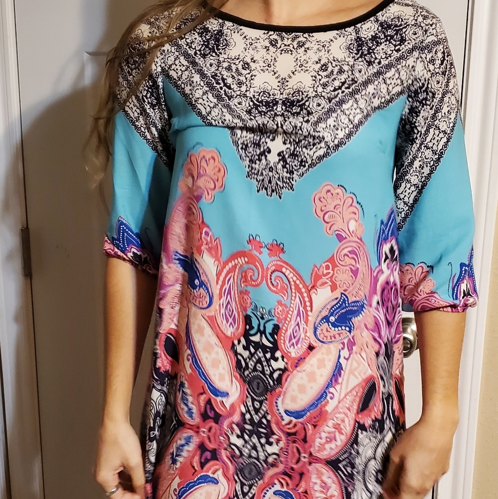 Charlotte Russe vibrant dress